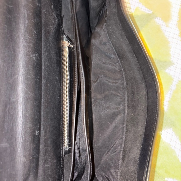 Coach Black Leather Buckle Flap Briefcase Messenger Bag 5325 (Unisex) - Picture 14 of 15